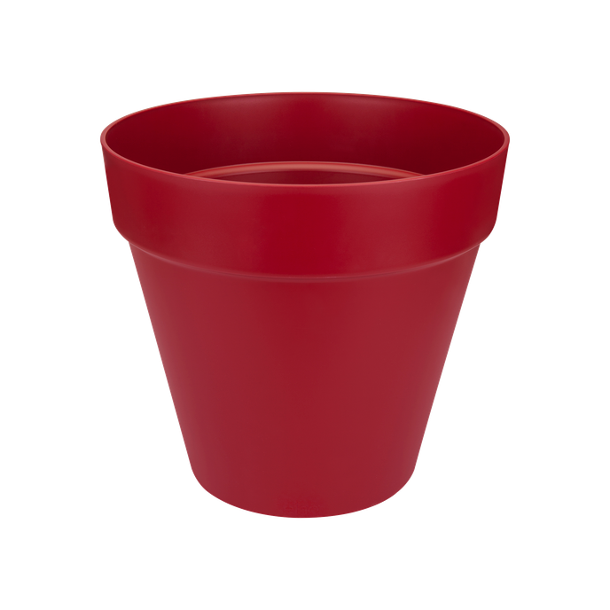 loft urban round 25cm cranberry red